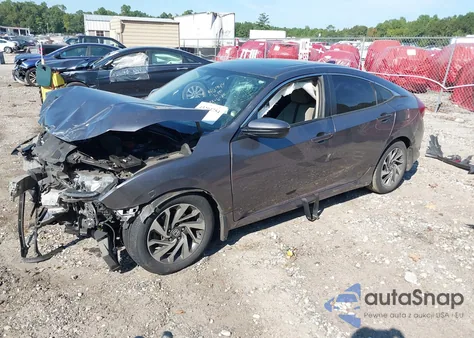 2017 Honda Civic Ex из США, поврежденный, VIN 19XFC2F71HE032055